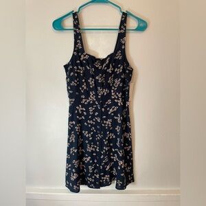 Abound Navy Floral Mini Dress Size XS
